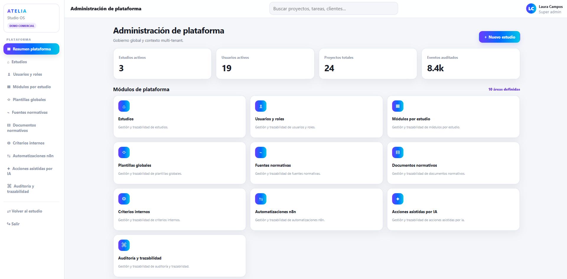 CRM a medida para gestión comercial, clientes y oportunidades